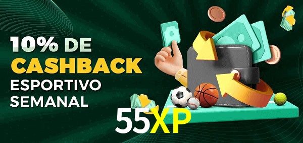10% de bônus de cashback na 55XP